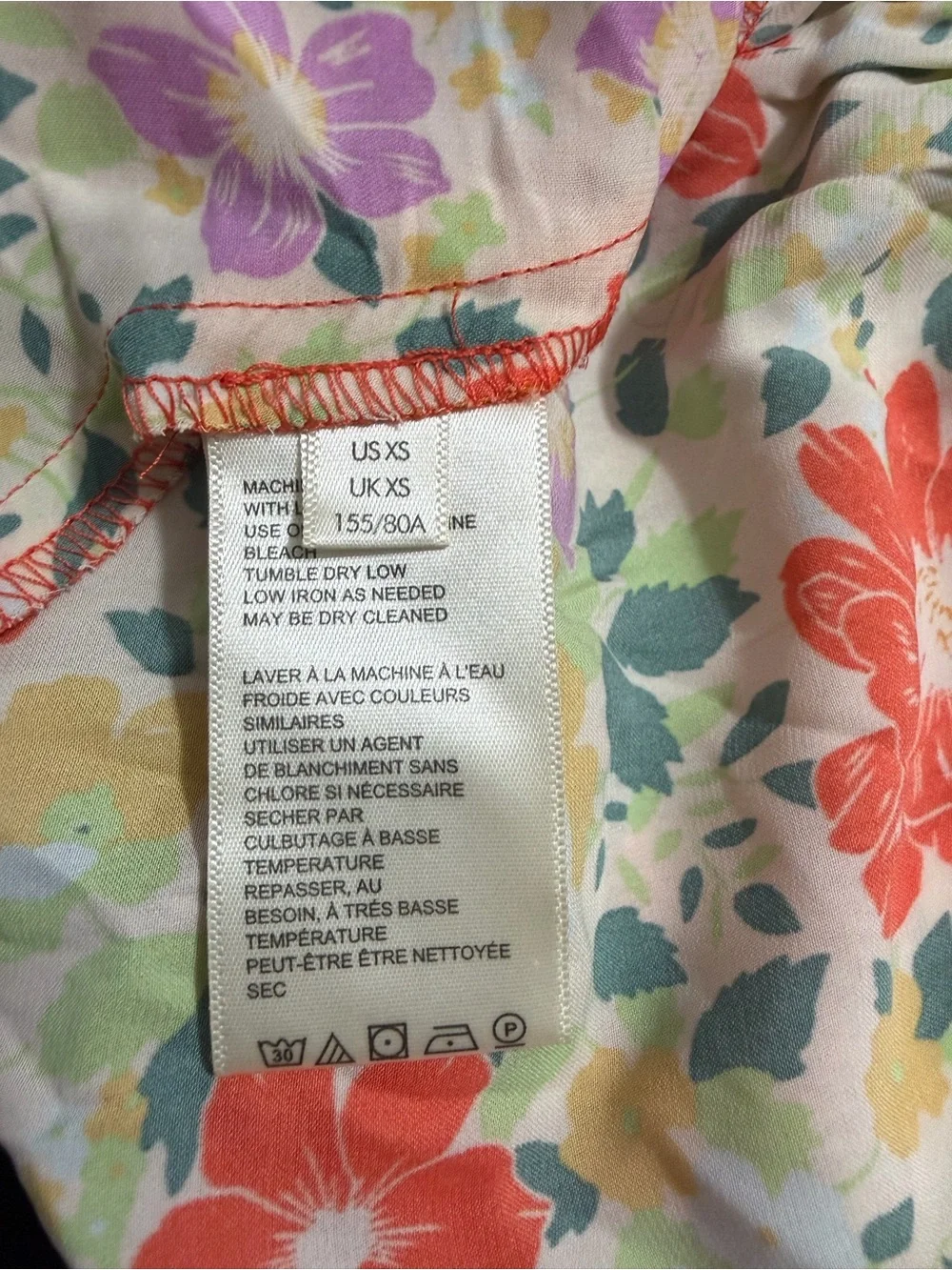 Free People Tied To You Floral Wrap Camisole Patchwork Floral Top